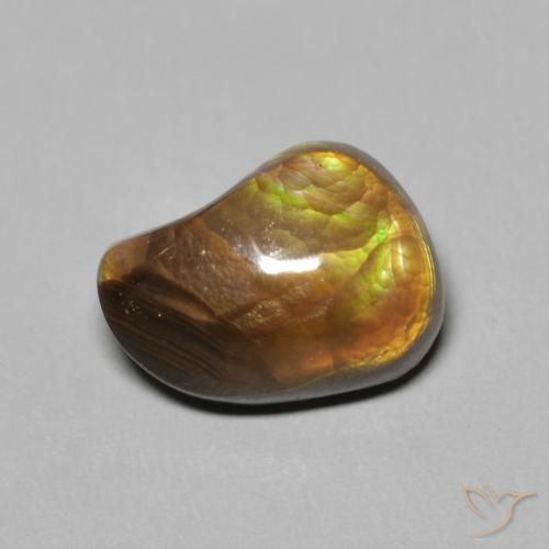 3.74ct Natural Multicolor Ágata de fuego, Elegante, Opaco