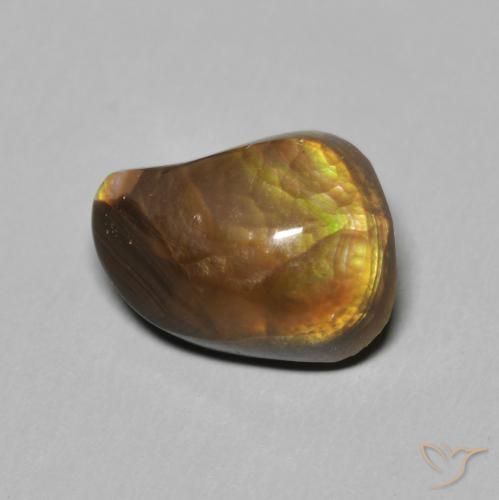 Ágata de fuego Multicolor natural de 3.74 ct, Elegante, Opaco