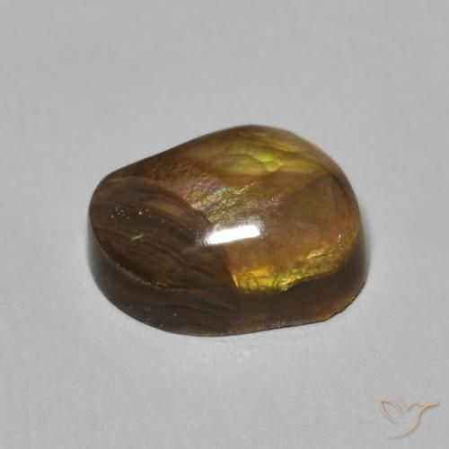 Ágata de fuego Multicolor natural de 3.74 ct, Elegante, Opaco