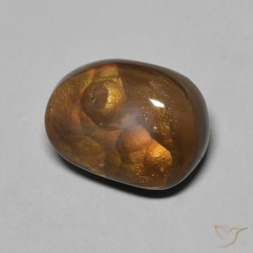 Ágata de fuego Multicolor natural de 4.96 ct, Elegante, Opaco