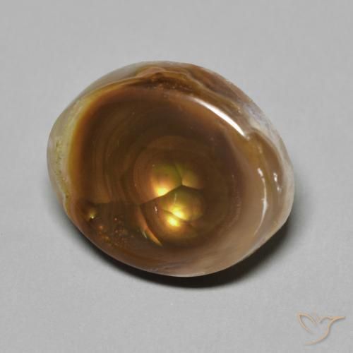 Ágata de fuego Multicolor natural de 7.20 ct, Elegante, Opaco