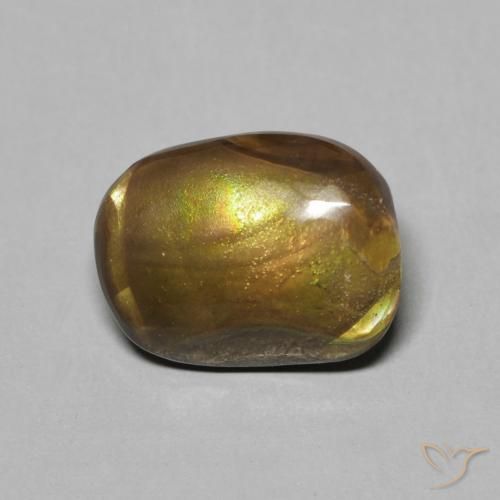 2.41ct Natural Multicolor Ágata de fuego, Elegante, Opaco
