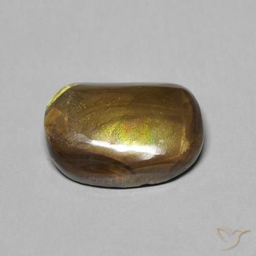 Ágata de fuego Multicolor natural de 2.41 ct, Elegante, Opaco