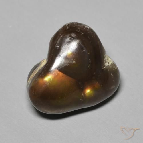 Ágata de fuego Multicolor natural de 6.71 ct, Elegante, Opaco