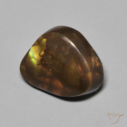 Ágata de fuego Multicolor natural de 4.48 ct, Elegante, Opaco