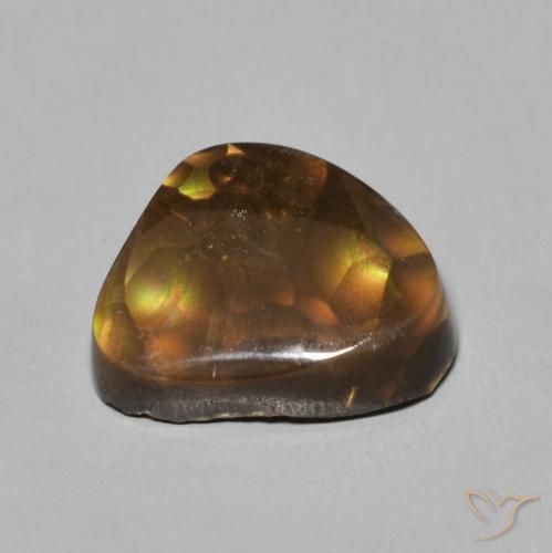 Ágata de fuego Multicolor natural de 4.48 ct, Elegante, Opaco