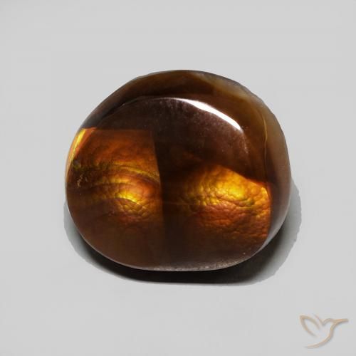 6.28ct Natural Multicolor Ágata de fuego, Elegante, Opaco