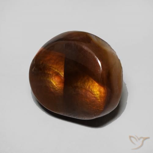 Ágata de fuego Multicolor natural de 6.28 ct, Elegante, Opaco