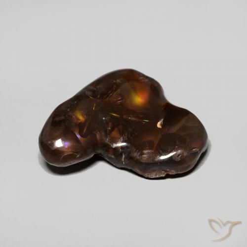 Ágata de fuego Multicolor natural de 5.35 ct, Elegante, Opaco