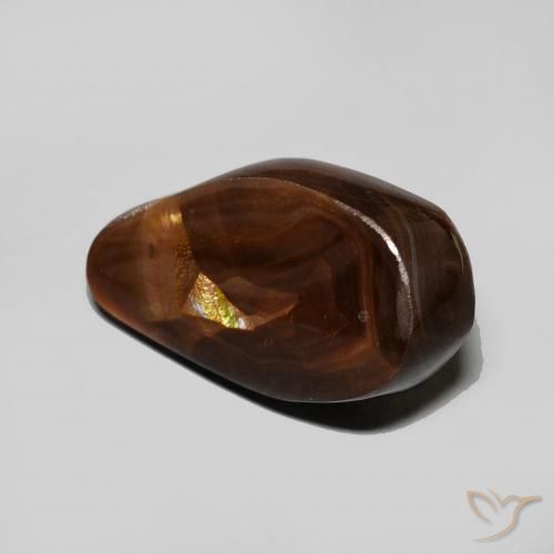 Ágata de fuego Multicolor natural de 8.05 ct, Elegante, Opaco