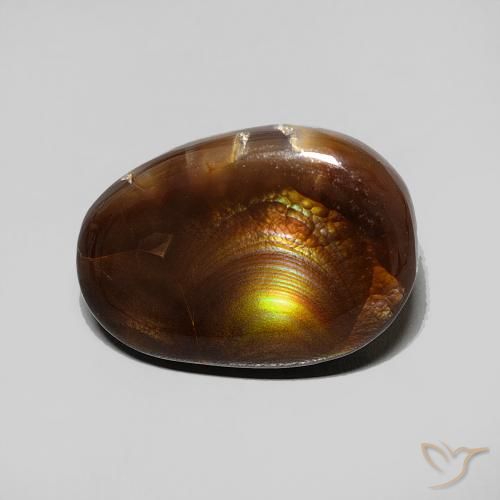 4.57ct Natural Multicolor Ágata de fuego, Elegante, Opaco