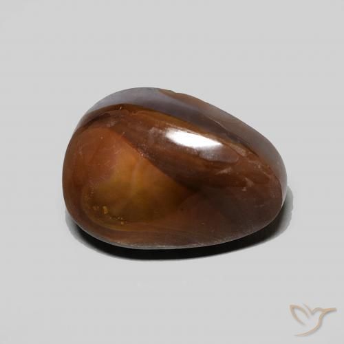 4.40ct Natural Multicolor Ágata de fuego, Elegante, Opaco