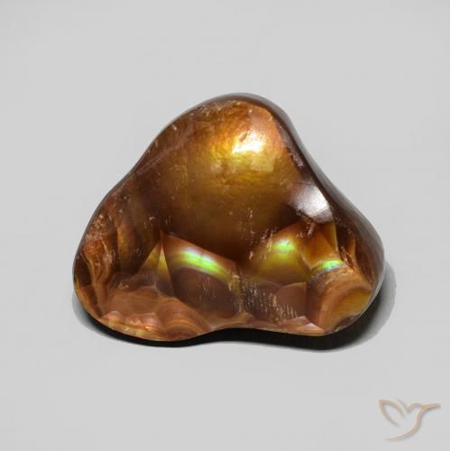 4.62ct Natural Multicolor Ágata de fuego, Elegante, Opaco