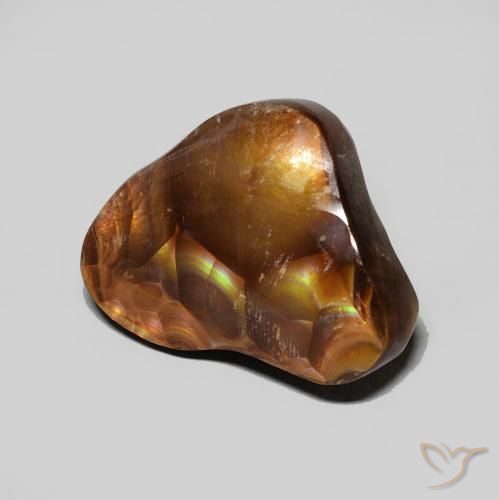 Ágata de fuego Multicolor natural de 4.62 ct, Elegante, Opaco