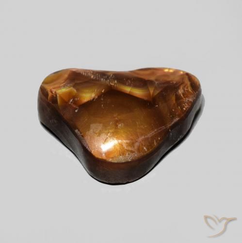 Ágata de fuego Multicolor natural de 4.62 ct, Elegante, Opaco
