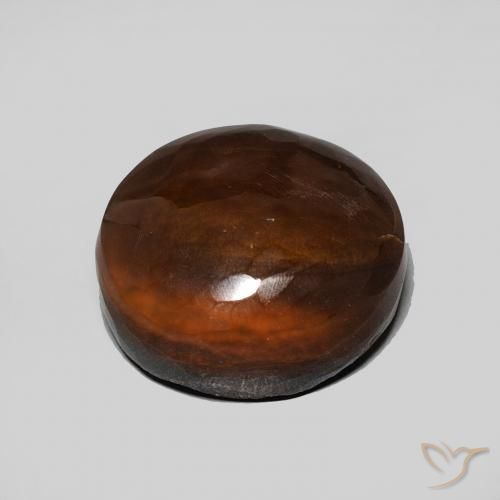 Ágata de fuego Multicolor natural de 5.06 ct, Ovalada, Opaco
