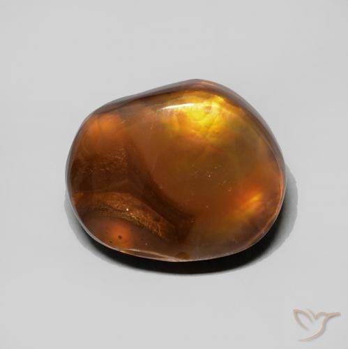 5.28ct Natural Multicolor Ágata de fuego, Elegante, Opaco