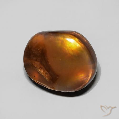 Ágata de fuego Multicolor natural de 5.28 ct, Elegante, Opaco