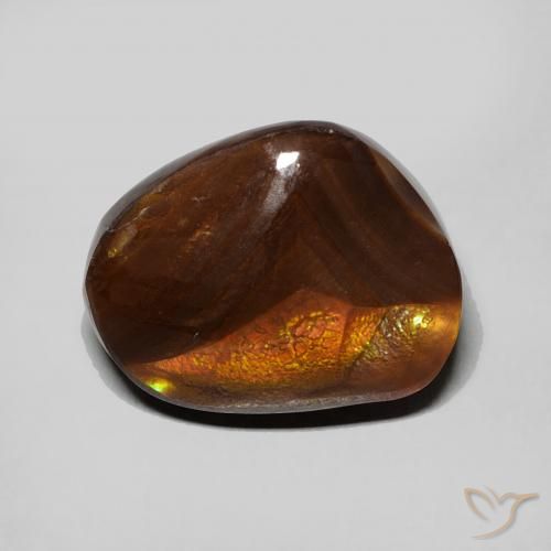 6.34ct Natural Multicolor Ágata de fuego, Elegante, Opaco