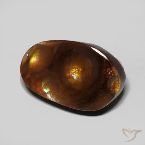 Ágata de fuego Multicolor natural de 6.54 ct, Elegante, Opaco