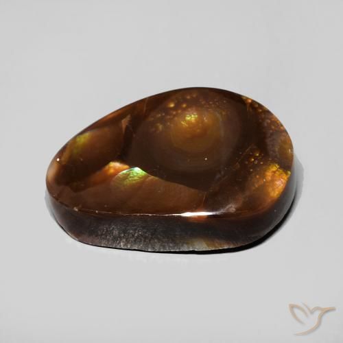 Ágata de fuego Multicolor natural de 6.54 ct, Elegante, Opaco