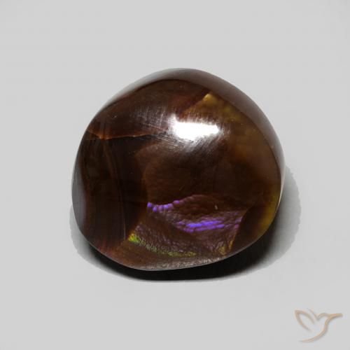 5.47ct Natural Multicolor Ágata de fuego, Elegante, Opaco
