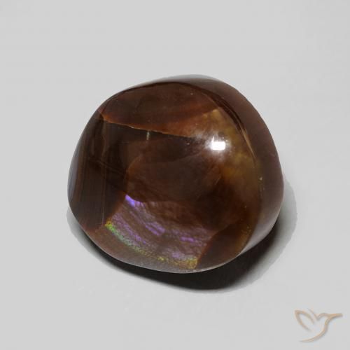 Ágata de fuego Multicolor natural de 5.47 ct, Elegante, Opaco