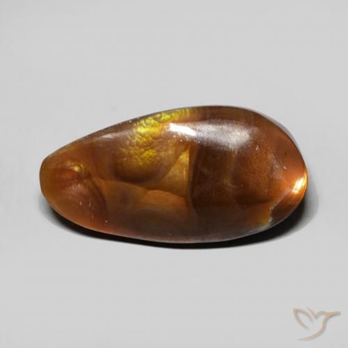 6.88ct Natural Multicolor Ágata de fuego, Elegante, Opaco