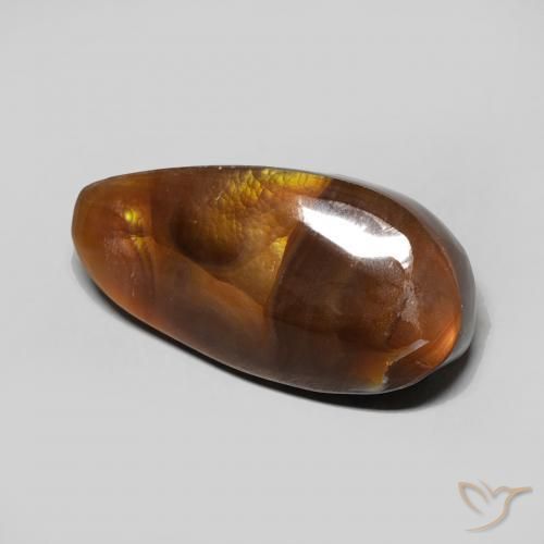 Ágata de fuego Multicolor natural de 6.88 ct, Elegante, Opaco