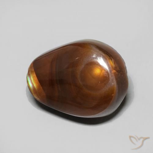 Ágata de fuego Multicolor natural de 6.05 ct, Elegante, Opaco
