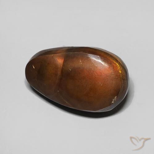 Ágata de fuego Multicolor natural de 4.60 ct, Elegante, Opaco