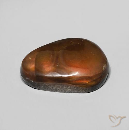 Ágata de fuego Multicolor natural de 4.60 ct, Elegante, Opaco
