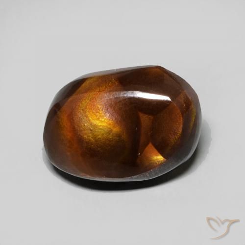 5.51ct Natural Multicolor Ágata de fuego, Elegante, Opaco