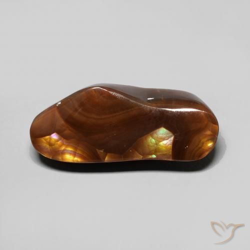 8.06ct Natural Multicolor Ágata de fuego, Elegante, Opaco