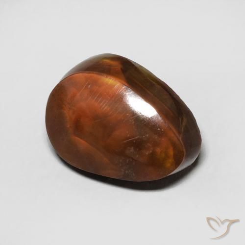 Ágata de fuego Multicolor natural de 4.32 ct, Elegante, Opaco