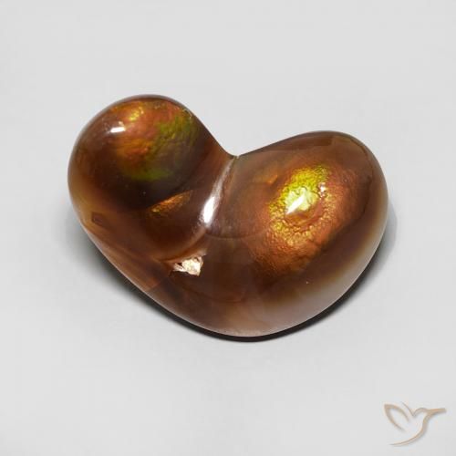 6.52ct Natural Multicolor Ágata de fuego, Elegante, Opaco