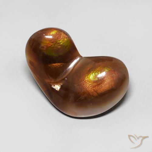 Ágata de fuego Multicolor natural de 6.52 ct, Elegante, Opaco