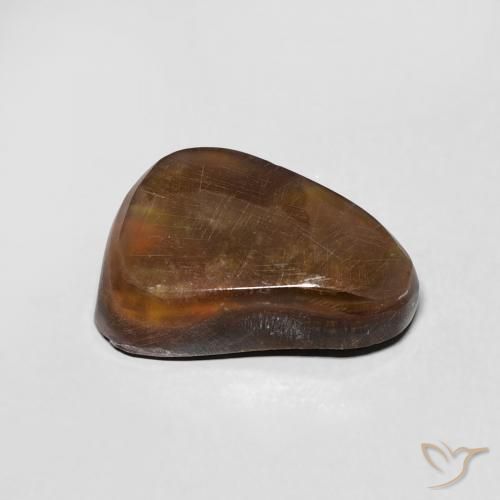 Ágata de fuego Multicolor natural de 4.62 ct, Elegante, Opaco