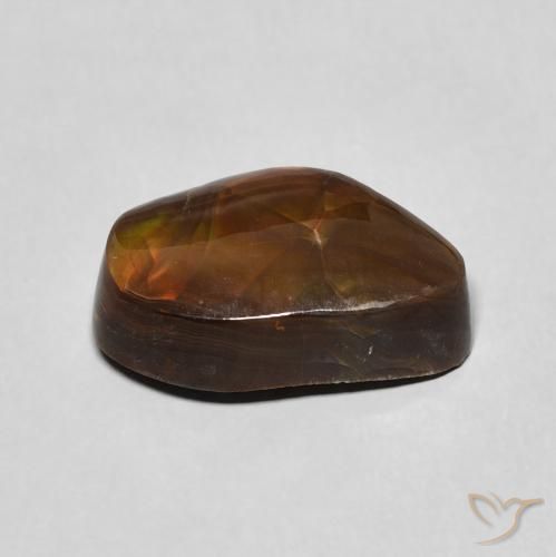 Ágata de fuego Multicolor natural de 4.45 ct, Elegante, Opaco