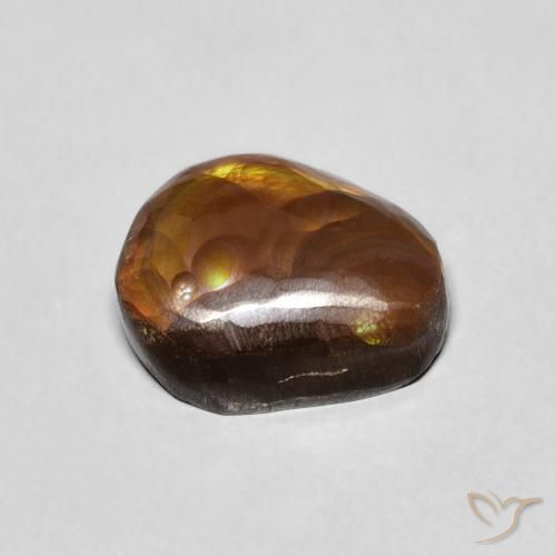Ágata de fuego Multicolor natural de 4.91 ct, Elegante, Opaco