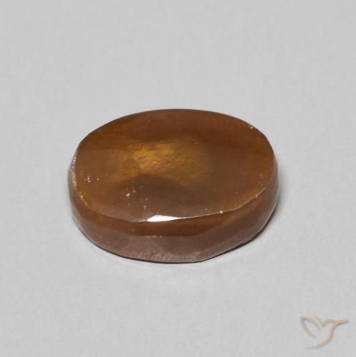 Ágata de fuego Multicolor natural de 2.59 ct, Ovalada, Opaco