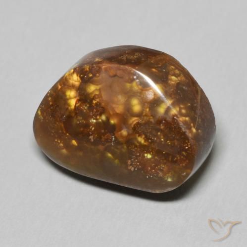 Ágata de fuego Multicolor natural de 8.46 ct, Elegante, Opaco