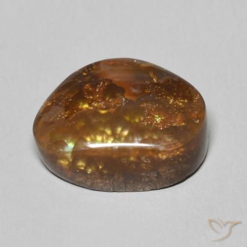 Ágata de fuego Multicolor natural de 8.46 ct, Elegante, Opaco