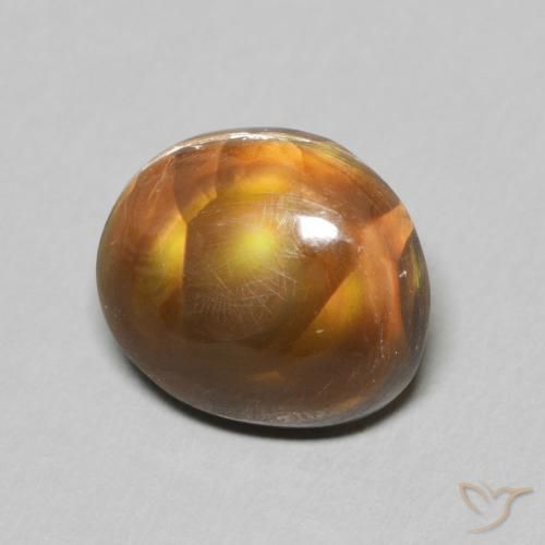 Ágata de fuego Multicolor natural de 4.08 ct, Elegante, Opaco