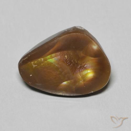 6.05ct Natural Multicolor Ágata de fuego, Elegante, Opaco