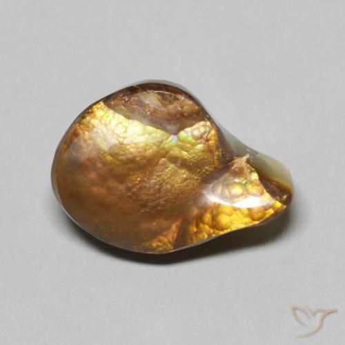 6.47ct Natural Multicolor Ágata de fuego, Elegante, Opaco