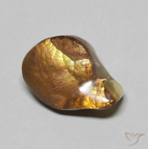 Ágata de fuego Multicolor natural de 6.47 ct, Elegante, Opaco