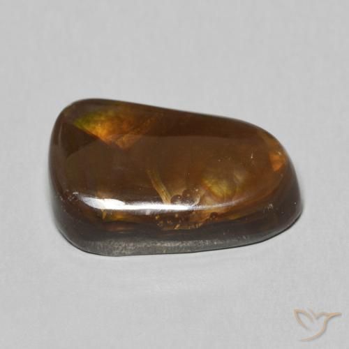 Ágata de fuego Multicolor natural de 6.74 ct, Elegante, Opaco