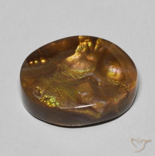 Ágata de fuego Multicolor natural de 9.70 ct, Elegante, Opaco