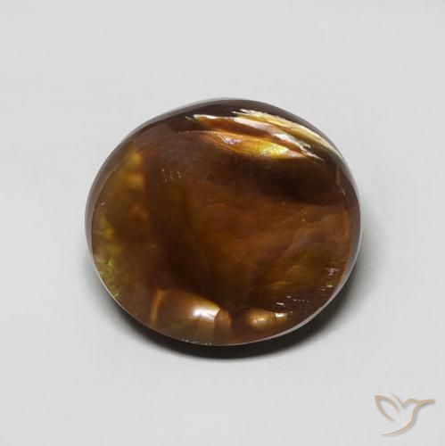 5.73ct Natural Multicolor Ágata de fuego, Ovalada, Opaco